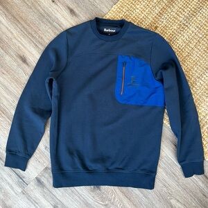 NWOT Rare Barbour Storm Force Fleece Crewneck